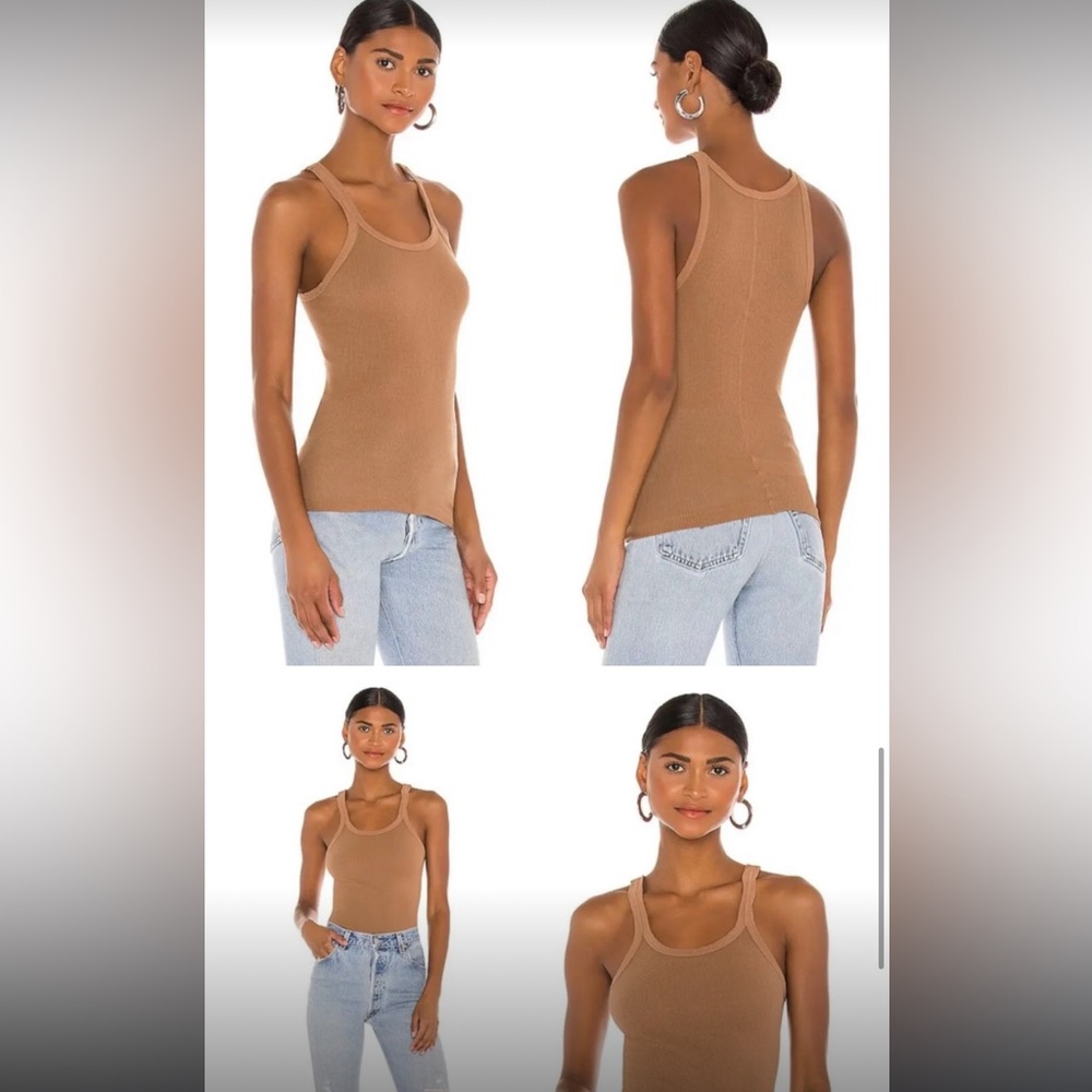 Re/done x Hanes Ribbed Tank - Picture 6 of 12